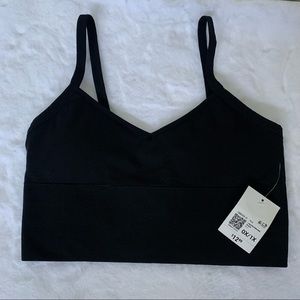 Forever 21 Black sports bra New size 1x 0x